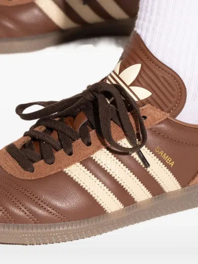 Adidas Originals Samba Jp Sports Shoes In Brown