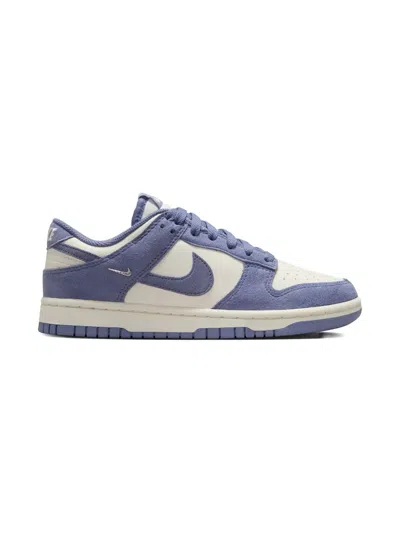 Nike Dunk Low Mini-swoosh Sneakers In Gray