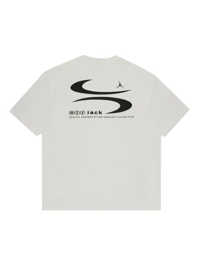 Jordan Short-sleeve T-shirt In White