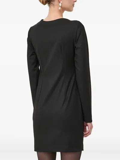 长袖针织迷你连衣裙