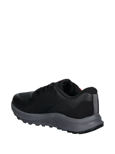 Under Armour Logo-detail Lace-up Sneakers In Black