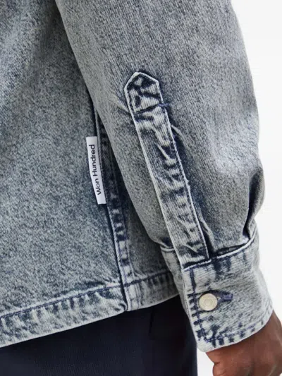 Won Hundred Front-pocket Button-up Shirt In Blue