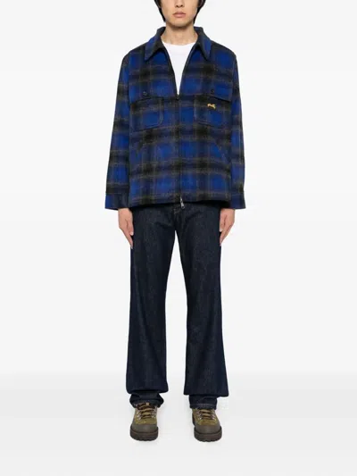 Stan Ray Mackinaw Jacket In Blue