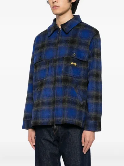 Stan Ray Mackinaw Jacket In Blue
