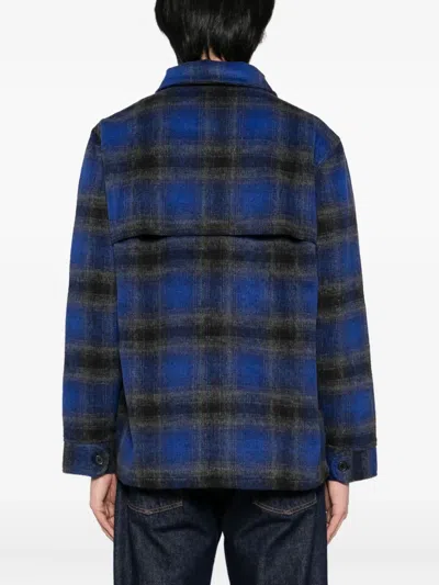 Stan Ray Mackinaw Jacket In Blue