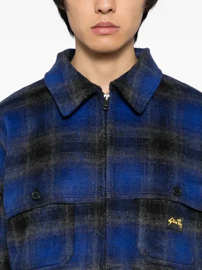 Stan Ray Mackinaw Jacket In Blue