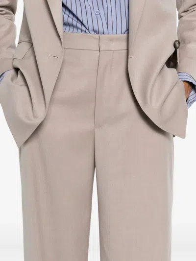 Tagliatore Double-breasted Buttoned Suit In Neutral