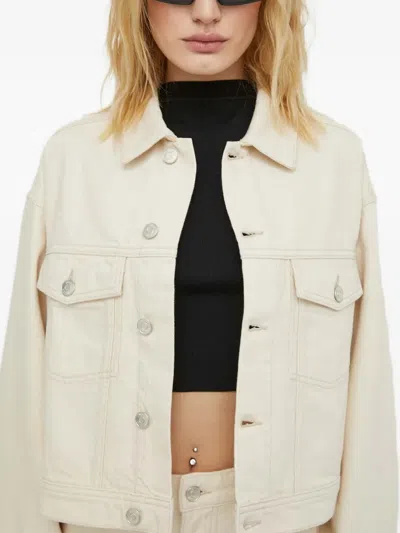 Won Hundred Button-fastening Jacket In Neutral