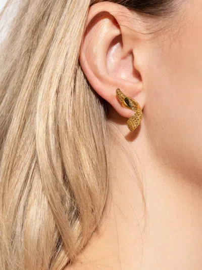 Kate Spade Twist Drop Earrigs In Gold