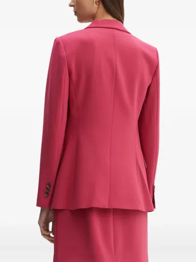 Theory Button Pocket Blazer In Pink