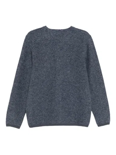 Universal Works V-neck Cardigan In Blue