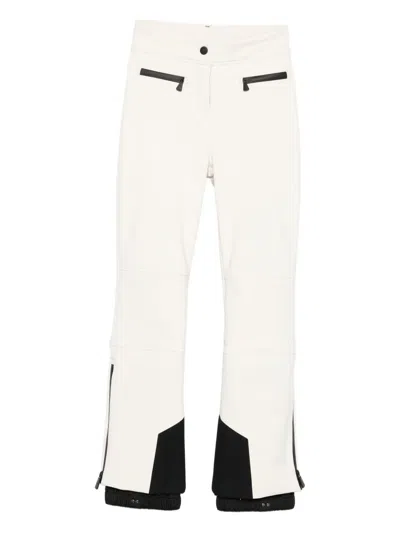 Moncler Tech-poplin Ski Pants In White