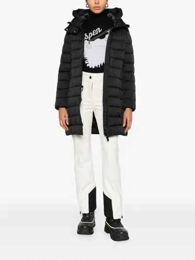 Moncler Tech-poplin Ski Pants In White