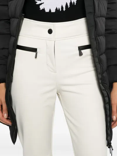 Moncler Tech-poplin Ski Pants In White