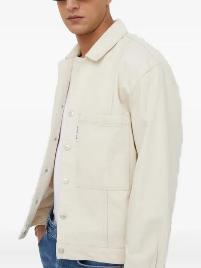 Won Hundred Pocket-detail Button-up Jacket In White