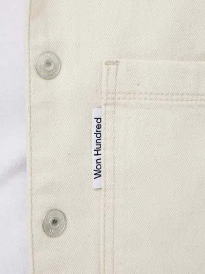 Won Hundred Pocket-detail Button-up Jacket In White