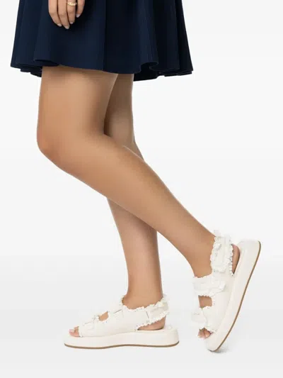 Loeffler Randall Blaise Sandals In White