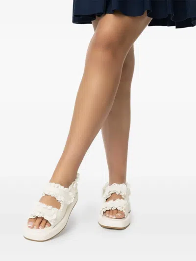 Loeffler Randall Blaise Sandals In White