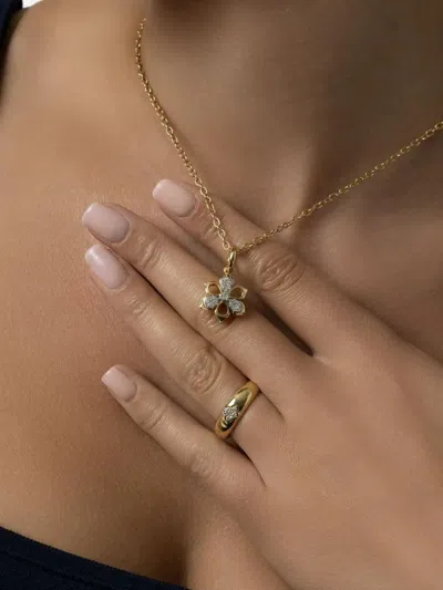 Sara Weinstock Plain 18k Gold Enhancer In Gold