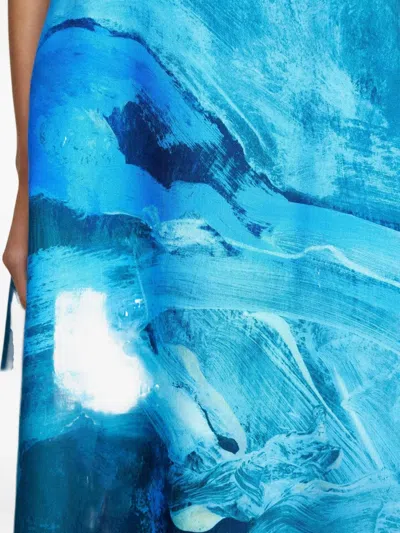 Acler Osidge Abstract-print Maxi Dress In Multi