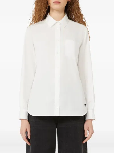 Max Mara Nichel Shirt In White