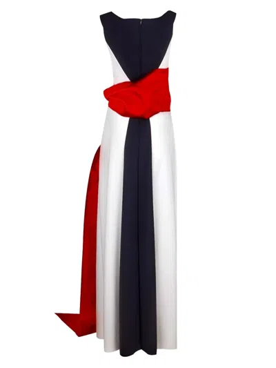 Greta Constantine Okimma Panelled Maxi Dress In Multi