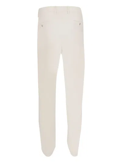 Eleventy Cuffed Pants In White