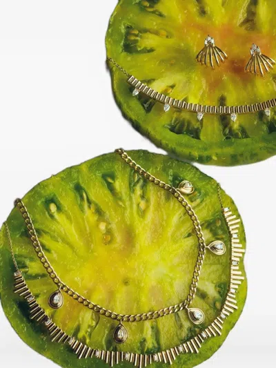 Dana Rebecca Designs 14k Yellow Gold Nana Bernice Diamond Necklace In Gold