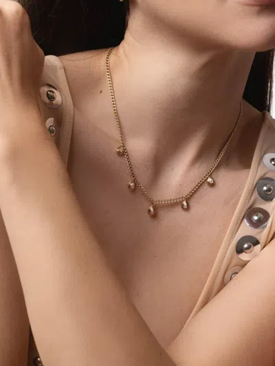 Dana Rebecca Designs 14k Yellow Gold Nana Bernice Diamond Necklace In Gold