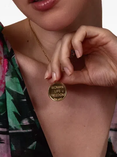 Tanya Farah 18k Yellow Gold Tree Of Life Diamond Necklace In Gold