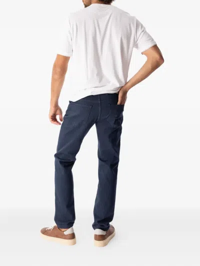 Eleventy Five-pocket Trousers In Blue