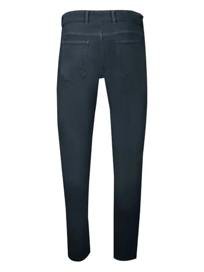 Eleventy Five-pocket Trousers In Blue