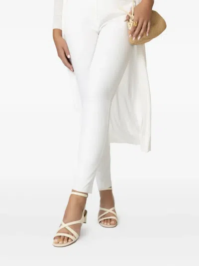 Clergerie Lolita Crossover Ankle-strap Sandals In White