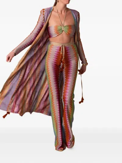 Alexis Annliese Geometric-pattern Tank Top In Multi