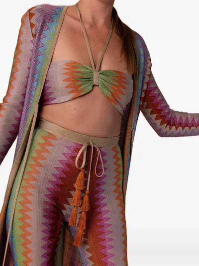 Alexis Annliese Geometric-pattern Tank Top In Multi