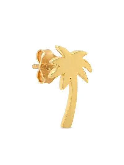 Jennifer Meyer 18k Yellow Gold Mini Palm Tree Earrings In Gold