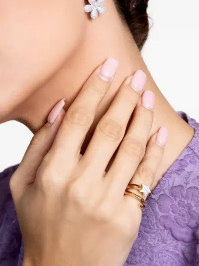 Phillips House 14k Yellow Gold Infinity Star Double Wrap Knife Edge Diamond Ring In Gold