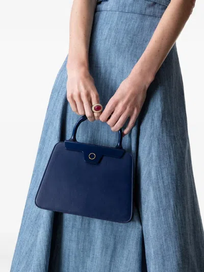 Jeffrey Levinson Andie Top-handle Tote Bag In Blue