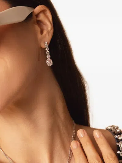 Fantasia By Deserio Graduated Round-cut Earrings In Gold