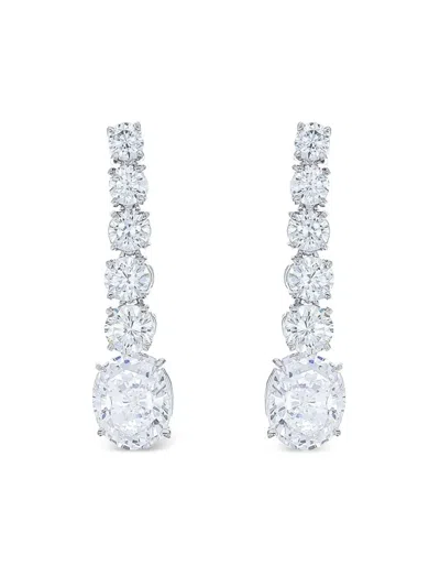 Fantasia By Deserio Graduated Round-cut Earrings In Gold