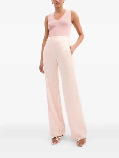 Veronica Beard Sid Knitted Top In Pink