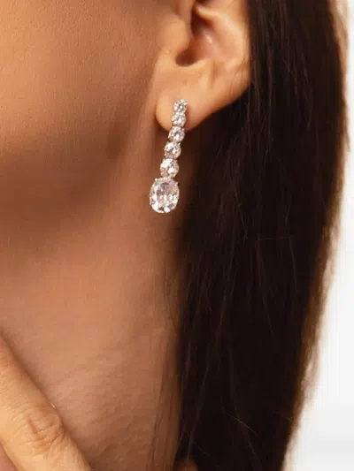 Fantasia By Deserio Graduated Round-cut Earrings In Gold