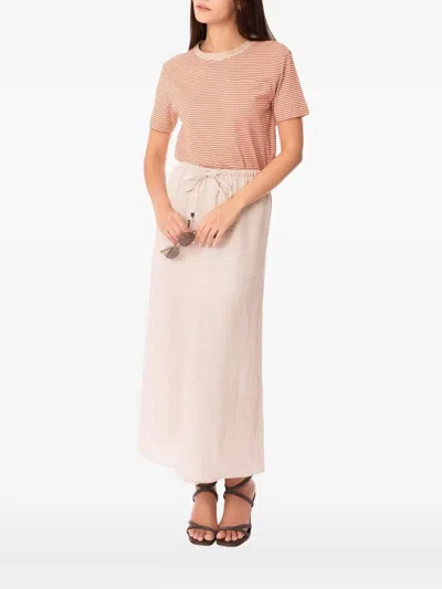 Brunello Cucinelli Striped T-shirt In Multi