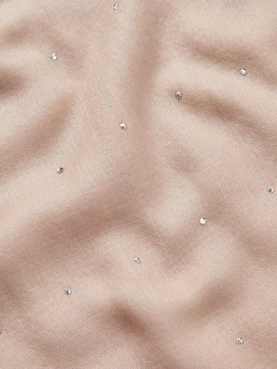 Jane Carr The Crystal Scarf In Neutral