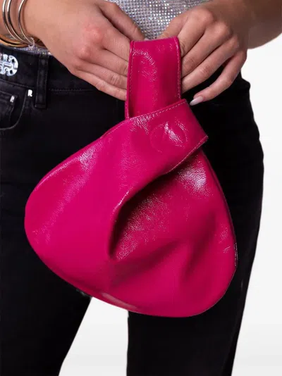 Mary Smallwood Nexus Leather Tote Bag In Pink