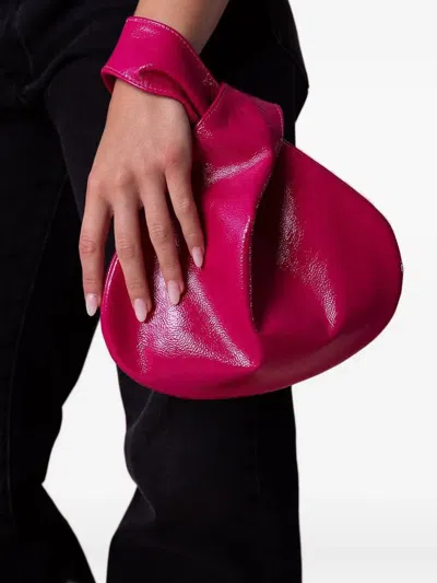 Mary Smallwood Nexus Leather Tote Bag In Pink