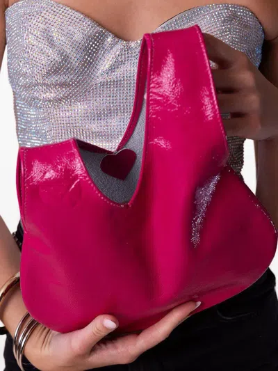 Mary Smallwood Nexus Leather Tote Bag In Pink