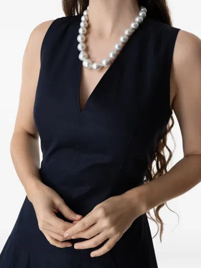 Adam Lippes Harlow Dress In Blue