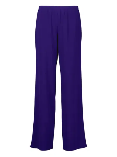 Peter Cohen Wide-leg Pocket Trousers In Purple