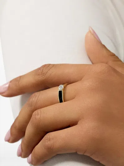 Melissa Kaye 18k Yellow Gold Honey Diamond Ring In Gold